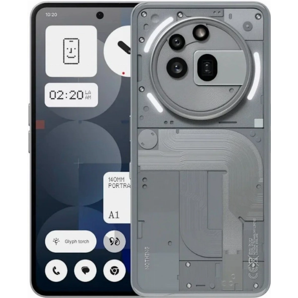 смартфон nothing phone (3a) pro 12/256 гб gray