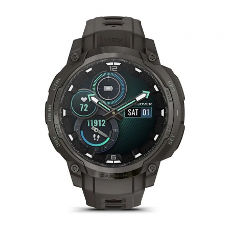 умные часы watch garmin instinct crossover amoled charcoal black 010-03398-00