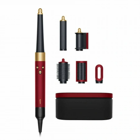 стайлер dyson hs08 airwrap id long barrel red velvet/gold стайлер dyson hs08 airwrap id long barrel red velvet/gold