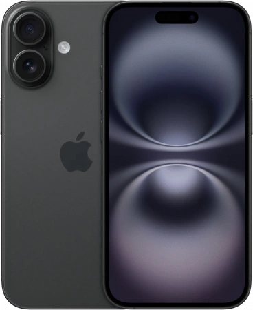 смартфон apple iphone 16 128 гб, black (nano-sim + esim) смартфон apple iphone 16 128 гб, black (nano-sim + esim)