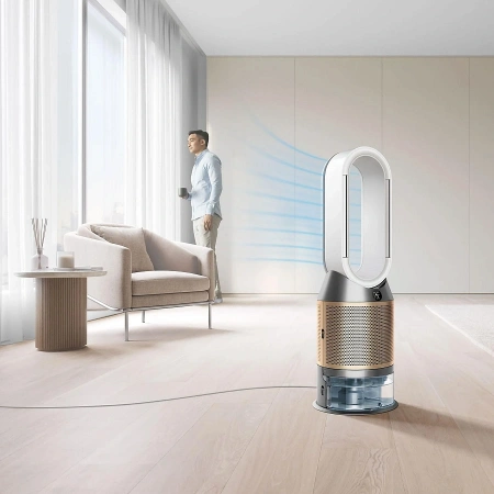 очиститель-увлажнитель dyson purifier humidify+cool (ph05) ph2 de-nox white/gold