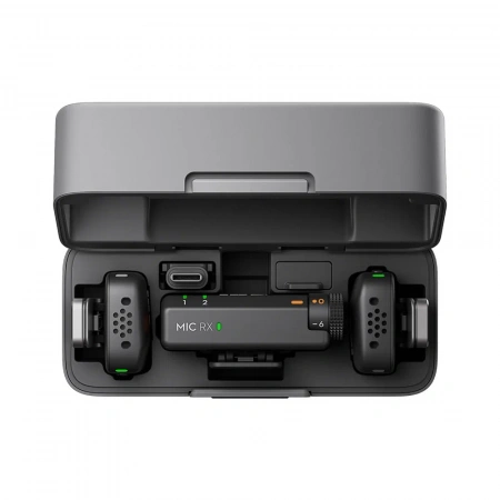 беспроводной микрофон dji mic mini (2 tx + rx + charging case)