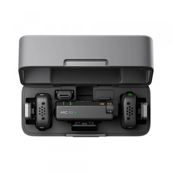 беспроводной микрофон dji mic mini (2 tx + rx + charging case)