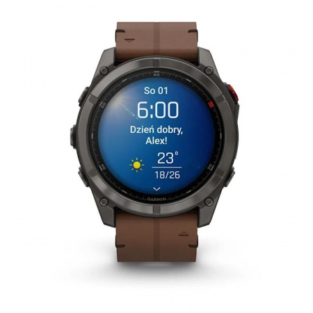 умные часы watch garmin fenix 8 pro 51mm amoled sapphire titanium carbon grey chestnut leather 010-03199-40 умные часы watch garmin fenix 8 pro 51mm amoled sapphire titanium carbon grey chestnut leather 010-03199-40