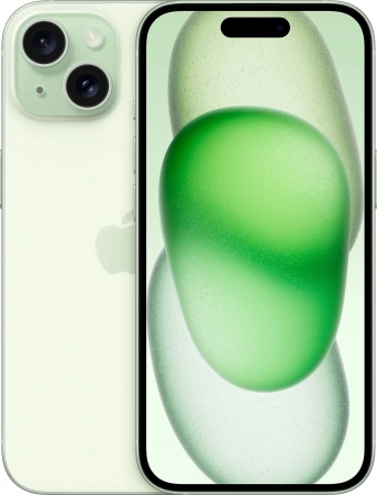 смартфон apple iphone 15 256 гб, green (nano-sim + nano-sim)