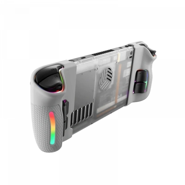 передняя панель jsaux transparent black plate for steam deck r/vents