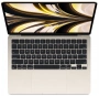 ноутбук apple macbook air 13 m2 16/256гб, starlight (mc7w4)