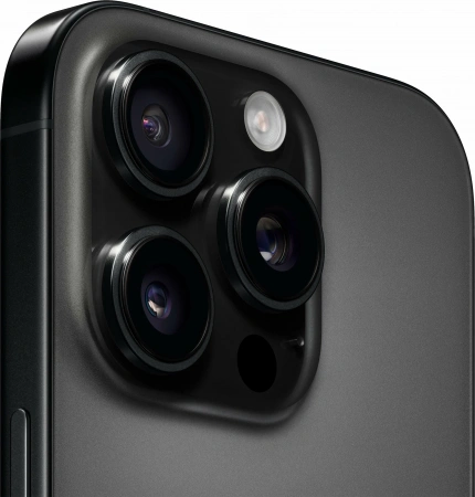 смартфон apple iphone 16 pro 1 тб, black titanium (nano-sim + esim)