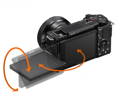 sony vlogcam zv-e10l 16-50 mm kit black sony vlogcam zv-e10l 16-50 mm kit black