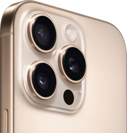 смартфон apple iphone 16 pro 128 гб, desert titanium (nano-sim + esim)